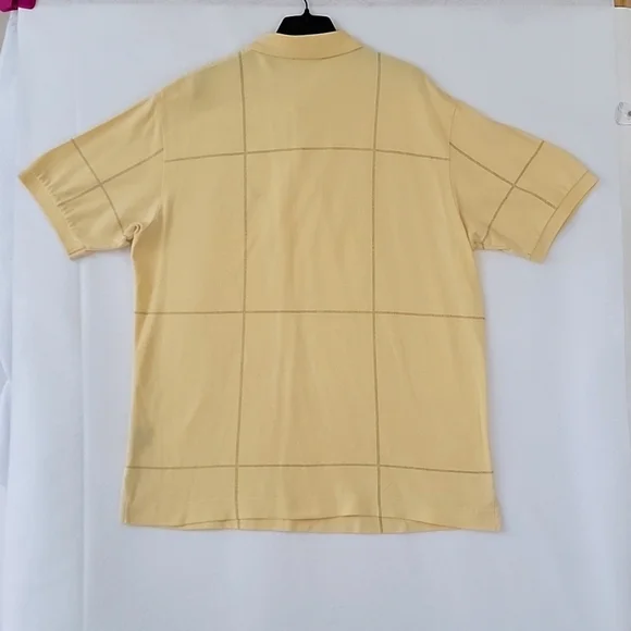 Nautica Men's Yellow 2 button Polo Shirt Size L - Picture 6 of 6